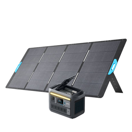 Anker Solix C800 Plus Portable Power Station with 【アップグレード版】Anker Solix PS400 Portable Solar Panel