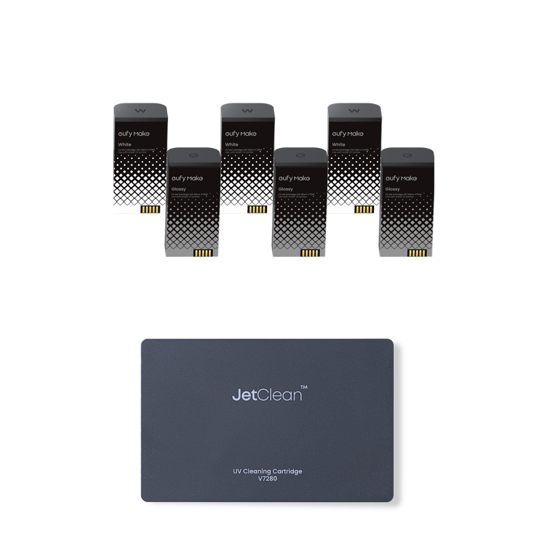 予約販売】EufyMake UVインク・クリーニングカートリッジセット (WG各3