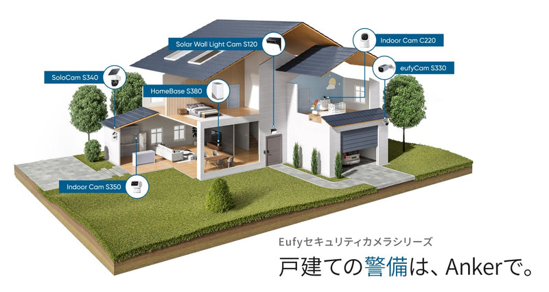 Anker Eufy　セキュリティカメラ　3点セット Ankerのセキュリティカメラシリーズ Eufy(ユーフィ) | 防犯対策