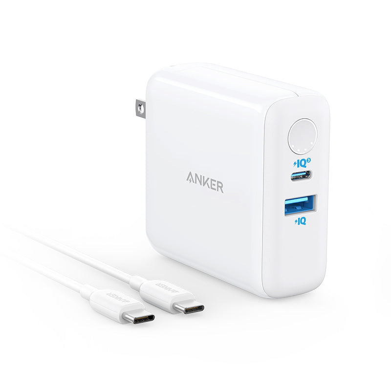 Anker PowerCore III Fusion 5000 USB-C & USB-C ケーブル (1.8m) 付属