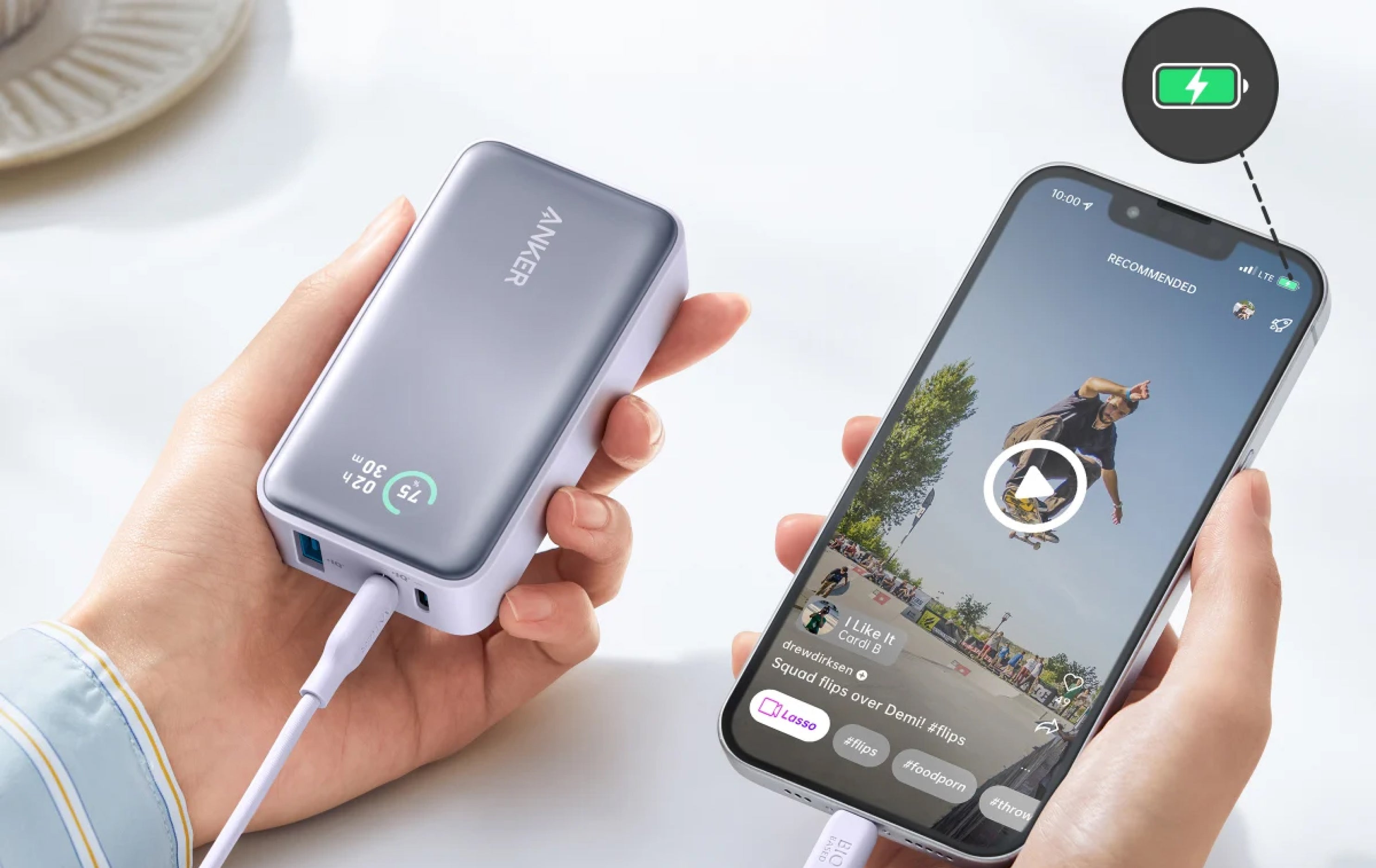 ANKER モバイルバッテリー 100%健康 モバイルバッテリーの安全な使い方と取扱いにおける注意点 | Anker