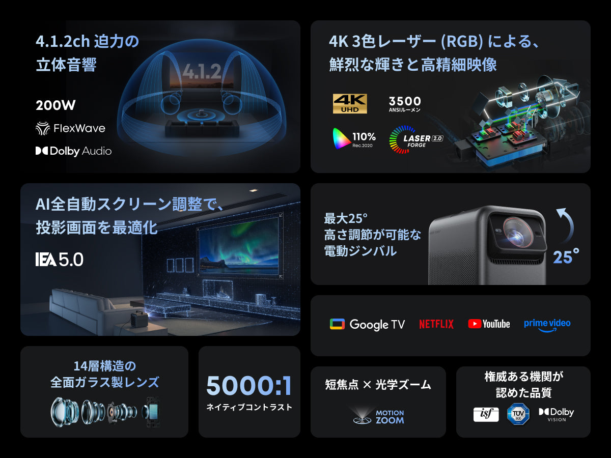 Nebula X1 | モバイルプロジェクターの製品情報 | Anker Japan 公式