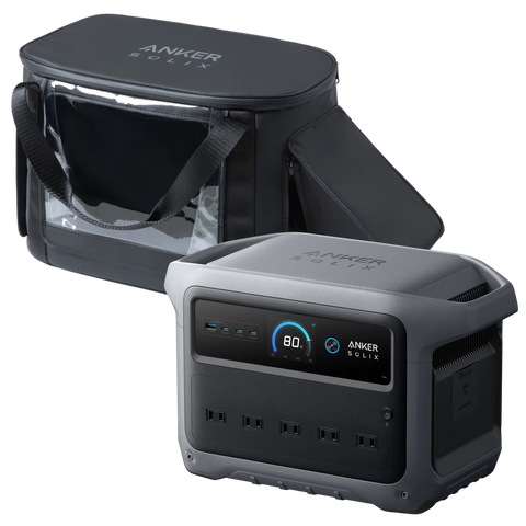 Anker Solix C1000 Gen 2 Portable Power Station with Anker Solix C1000 / C800 専用防塵 & 防水バッグ