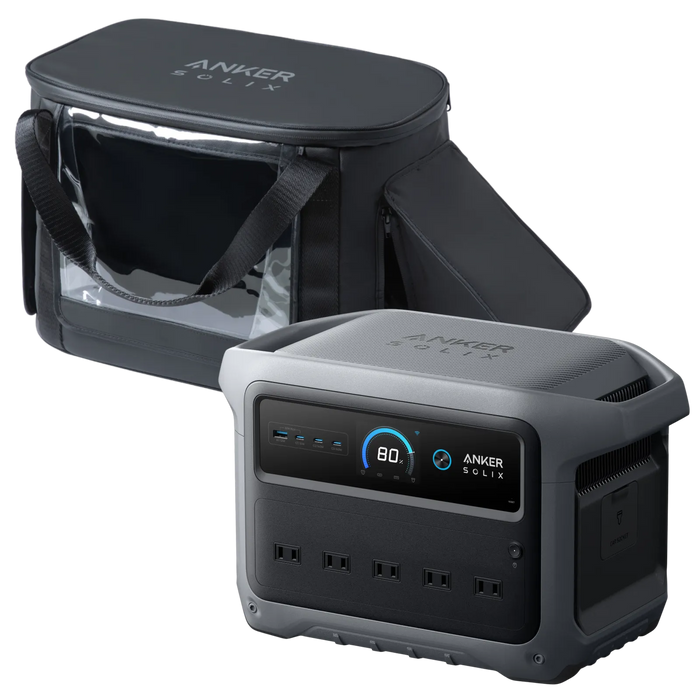 Anker Solix C1000 Gen 2 Portable Power Station with Anker Solix C1000 / C800 専用防塵 & 防水バッグ