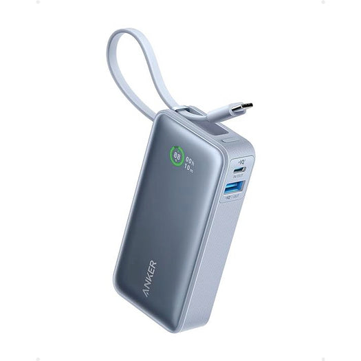 Anker Nano Power Bank (30W, Built-In USB-C Cable)