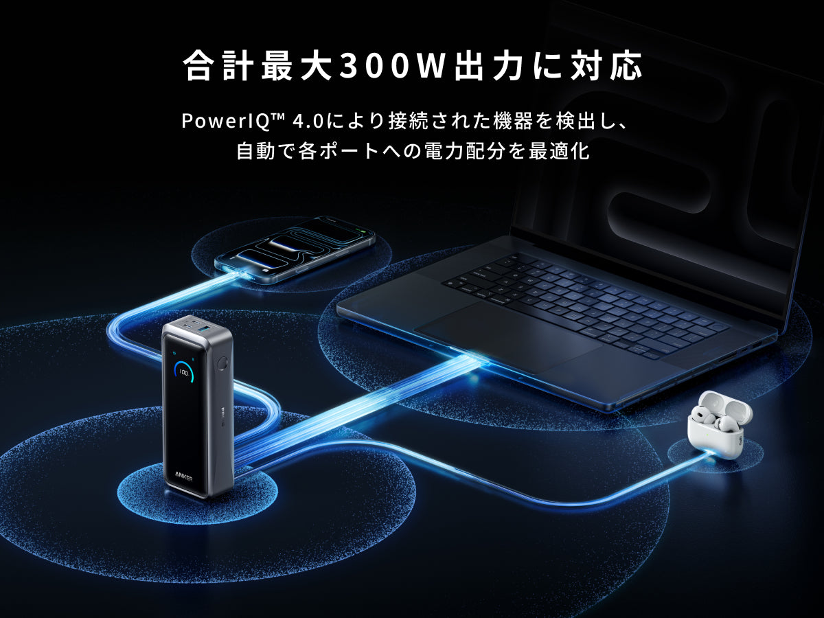 Anker Prime Power Bank (26250mAh, 300W) | モバイルバッテリーの製品