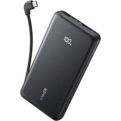Anker Zolo Power Bank (10000mAh, 22.5W, Built-In USB-Cケーブル)