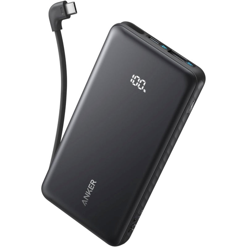 Anker Anker Zolo Power Bank (10000mAh, 22.5W, Built-In USB-Cケーブル)の商品画像