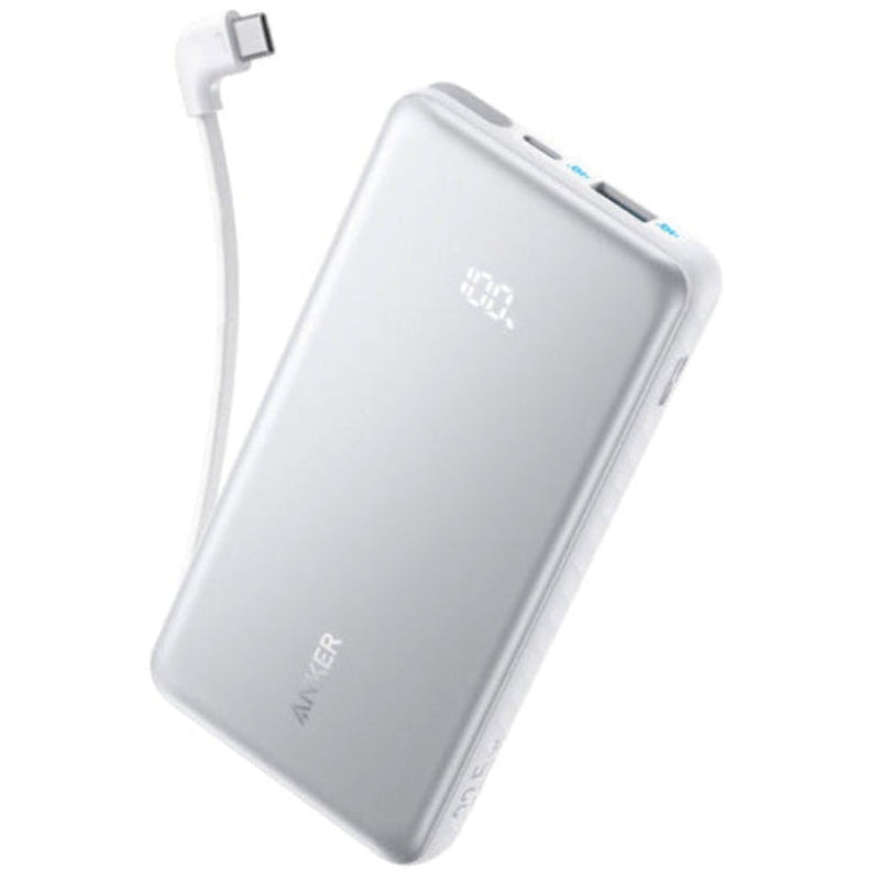 Anker Zolo Power Bank (10000mAh, 22.5W, Built-In USB-Cケーブル