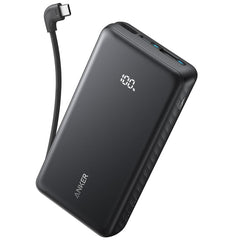 Anker Zolo Power Bank (20000mAh, 22.5W, Built-In USB-Cケーブル）