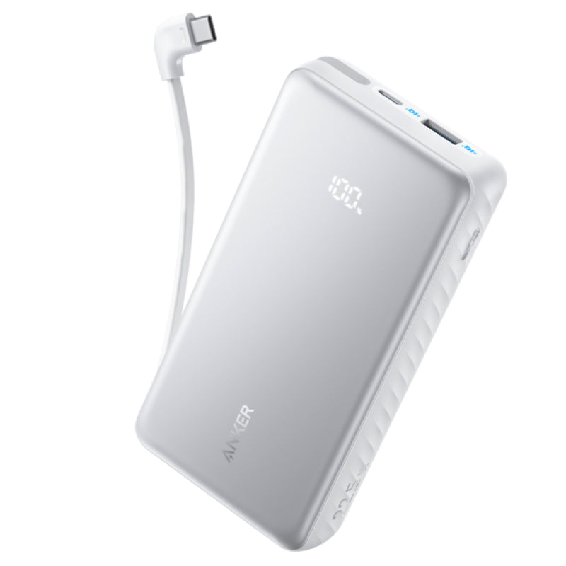 Anker Zolo Power Bank (20000mAh, 22.5W, Built-In USB-Cケーブル