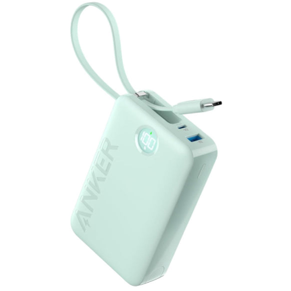 Anker Power Bank (20000mAh, 22.5W, Built-In USB-C ケーブル)