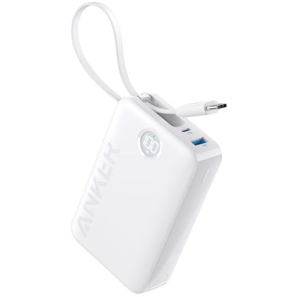 Anker Power Bank (20000mAh, 22.5W, Built-In USB-C ケーブル)