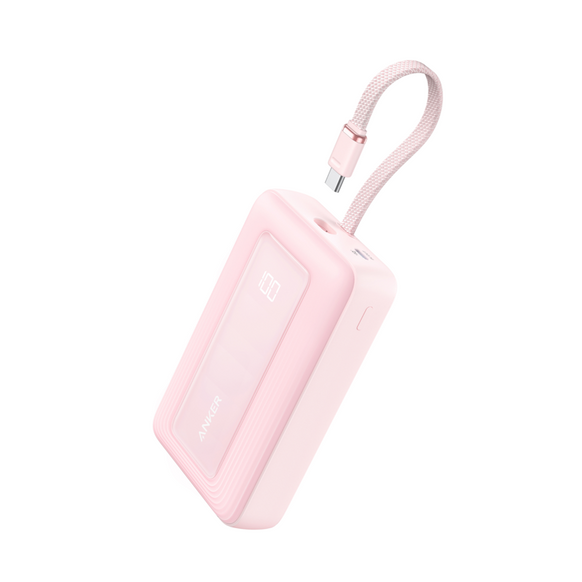 Anker Zolo Power Bank (20000mAh, 45W, Built-In USB-Cケーブル)