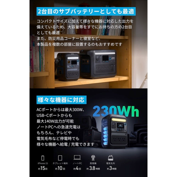 Anker Solix C200 Portable Power Station