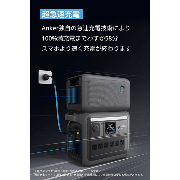 Anker Solix BP1000 拡張バッテリー (1056Wh)