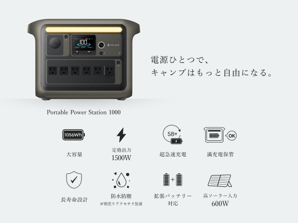 電源のあるキャンプライフ