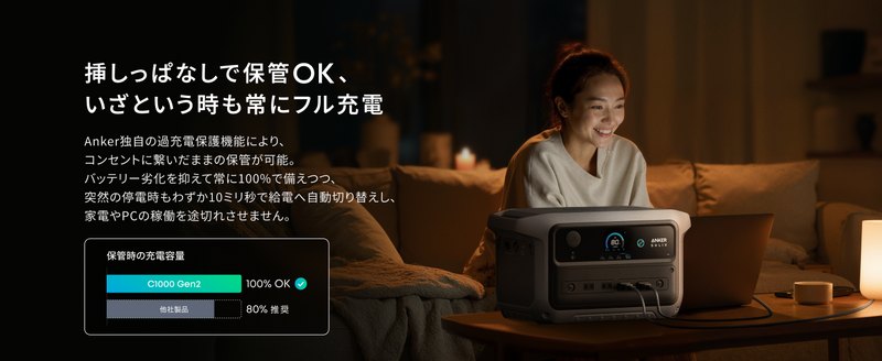 挿したまま保管OK