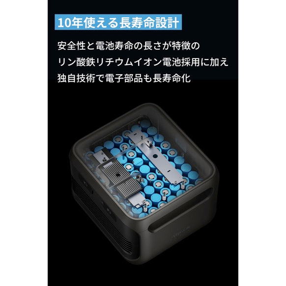 Anker Solix BP3800 拡張バッテリー (3840Wh)