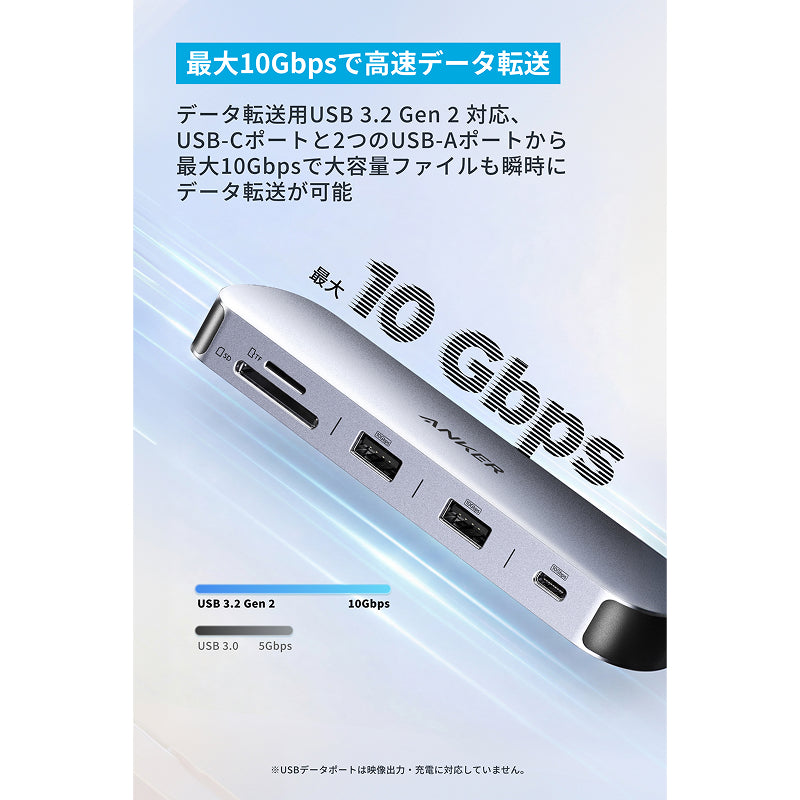 Anker Nano USB-C ハブ (8-in-1, Dual Display) | USB Hubの製品情報