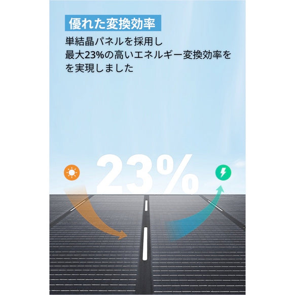 【アップグレード版】Anker Solix PS400 Portable Solar Panel