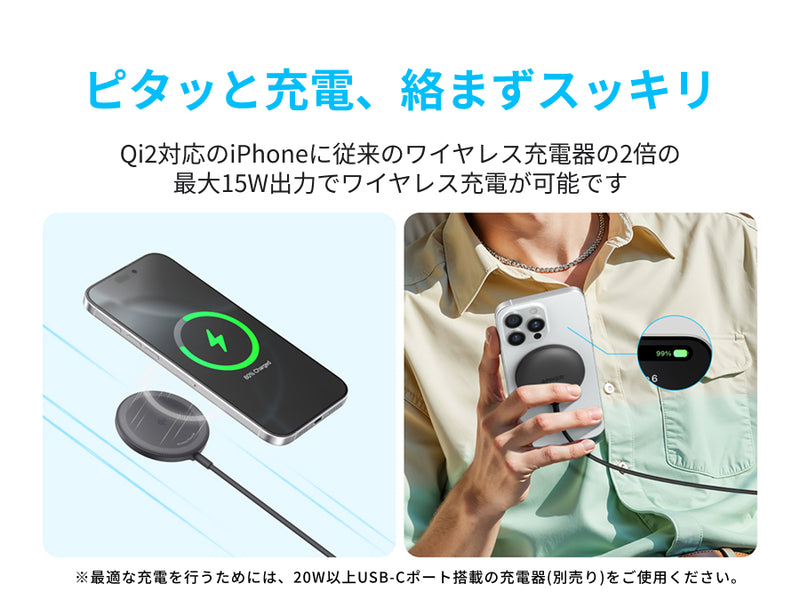 Anker Zolo Wireless Charger (Magnetic, Pad)