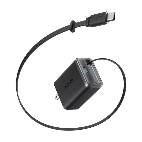 Anker Nano Charger (35W, 巻取り式 USB-Cケーブル)