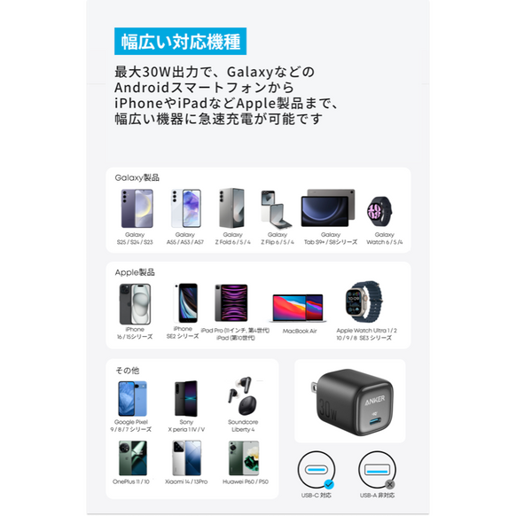 Anker Zolo Charger (30W)