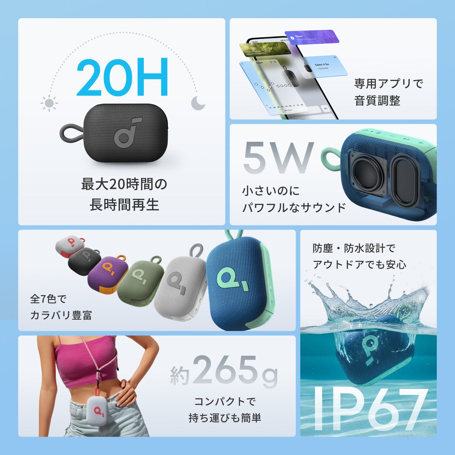 Soundcore Select 4 Go | スピーカーの製品情報 | Anker Japan 公式