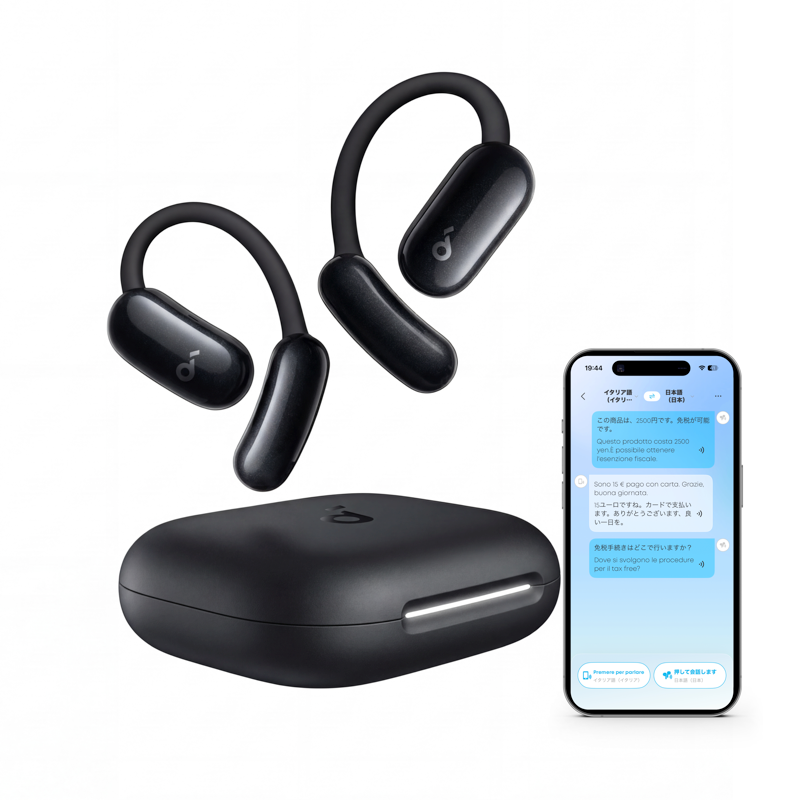 Soundcore AeroFit 2 AI Assistant | オープンイヤーイヤホンの製品 Soundcore AeroFit 2 AI Assistant | オープンイヤーイヤホンの製品