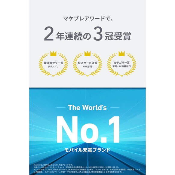 Anker USB-C & USB-C ケーブル (高耐久ナイロン)