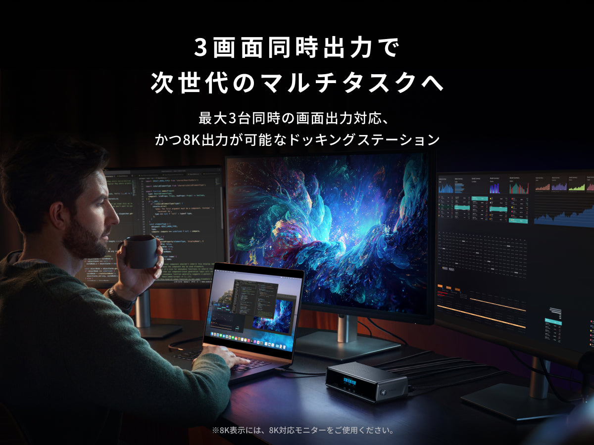 Anker Prime ドッキングステーション (14-in-1, Triple Display