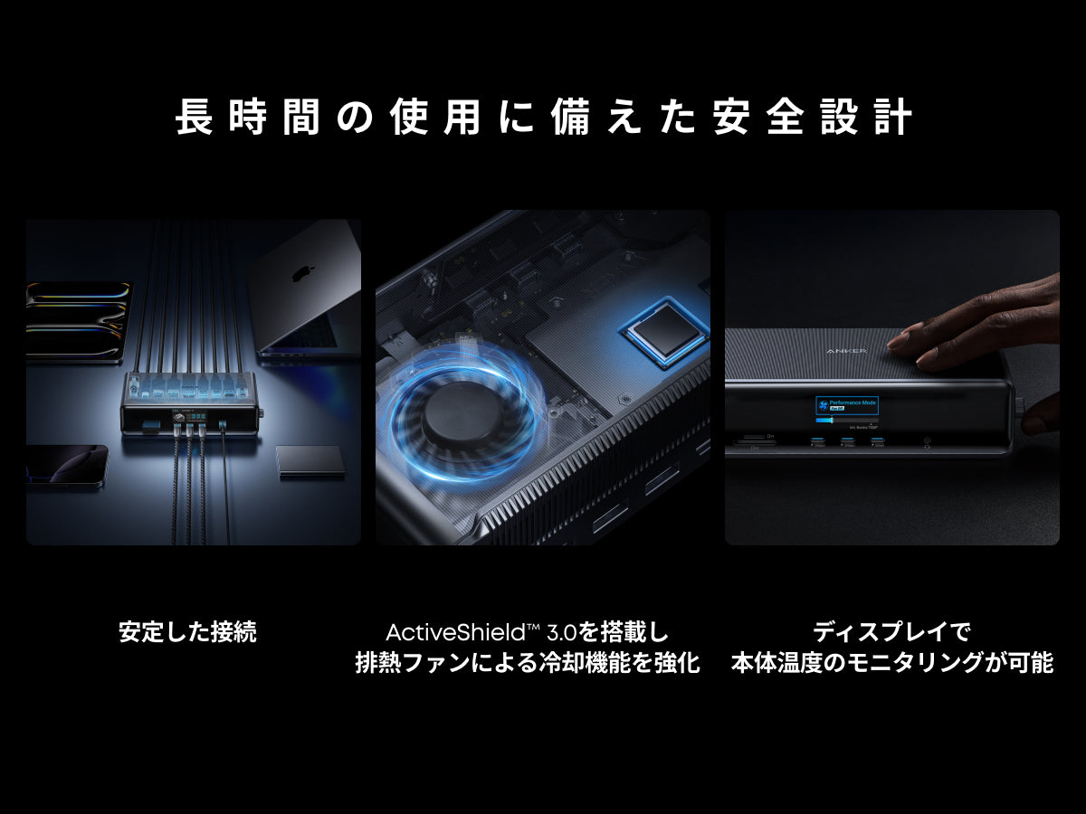 Anker Prime ドッキングステーション (14-in-1, Triple Display