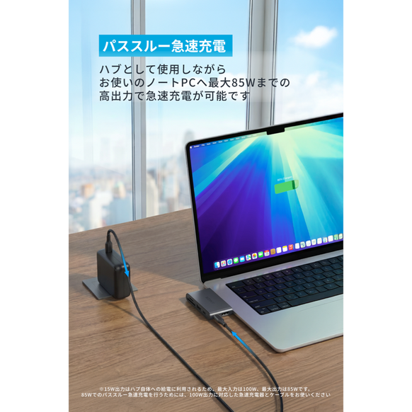 Anker Nano USB-C ハブ (6-in-1, 5Gbps)