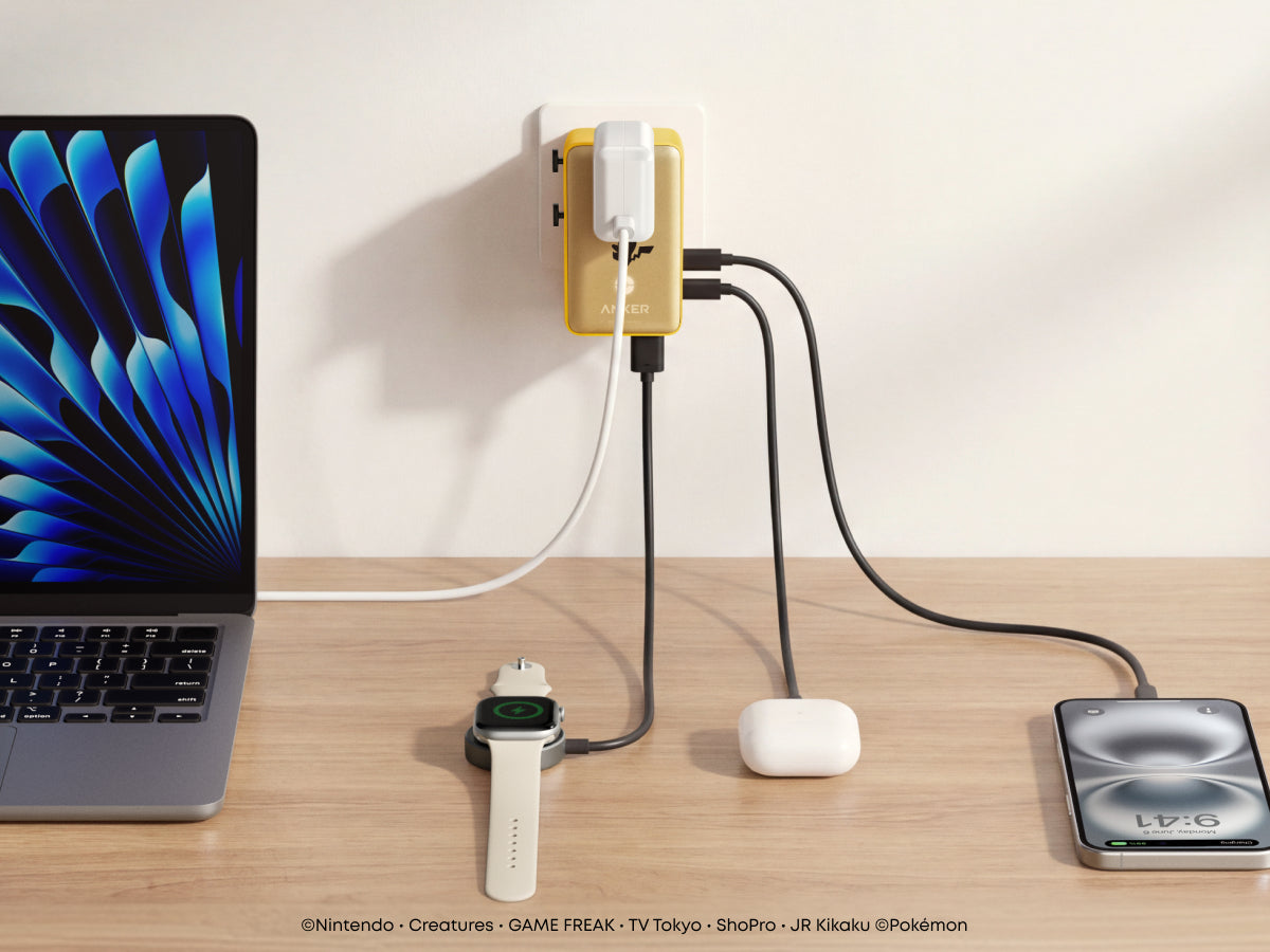 Anker トラベルアダプタ ピカチュウモデル | トラベルアダプタの製品
