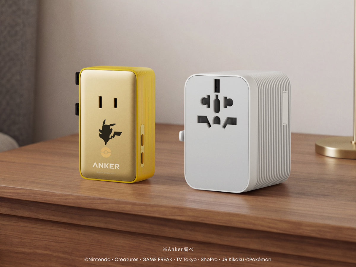 Anker トラベルアダプタ ピカチュウモデル | トラベルアダプタの製品