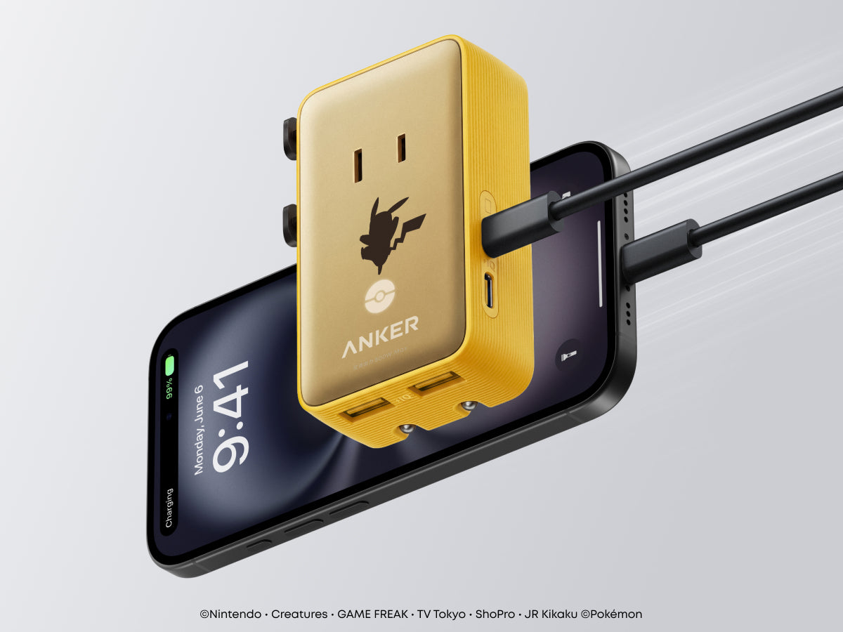 Anker トラベルアダプタ ピカチュウモデル | トラベルアダプタの製品