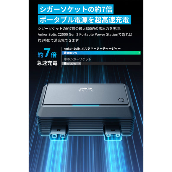 Anker Solix オルタネーターチャージャー