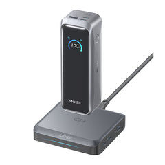 Anker Prime Power Bank (20100mAh, 220W) with Anker Prime Charging Base (150W, 3 Ports)