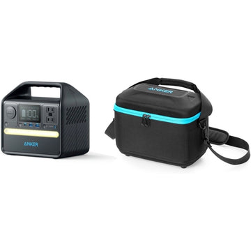 Anker 521 Portable Power Station (PowerHouse 256Wh) with Carrying Case Bag (S Size)