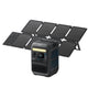 Anker Solix C300 Portable Power Station with Anker Solix PS60 Compact Portable Solar Panel