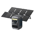 Anker Solix C300 Portable Power Station with Anker Solix PS60 Compact Portable Solar Panel