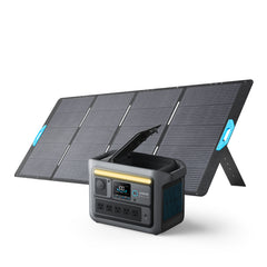 Anker Solix C800 Portable Power Station with 【アップグレード版】Anker Solix PS400 Portable Solar Panel