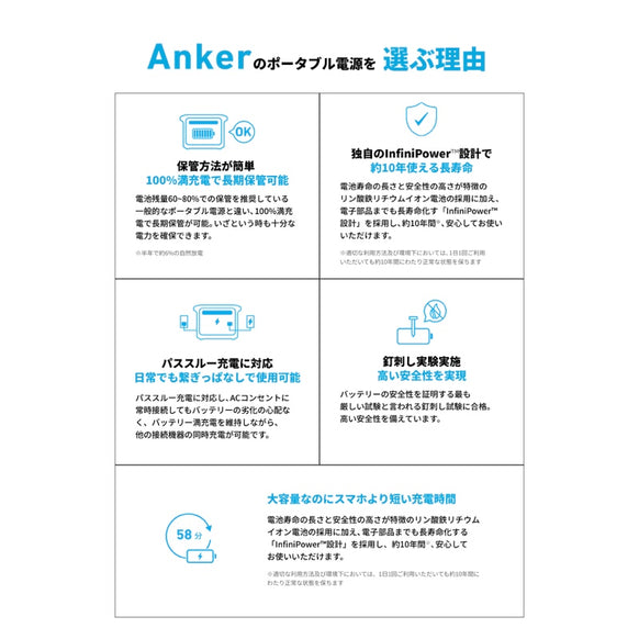 Anker Solix C800 Portable Power Station with Anker Solix PS100 Compact Portable Solar Panel