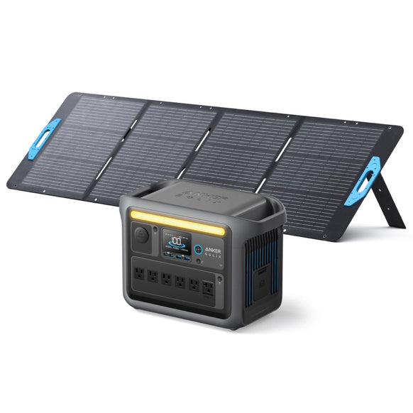 【代替品】Anker Solix C1000 Portable Power Station with Anker Solix PS200 Portable Solar Panel & Anker Solix C1000 / C800 専用防塵 & 防水バッグ