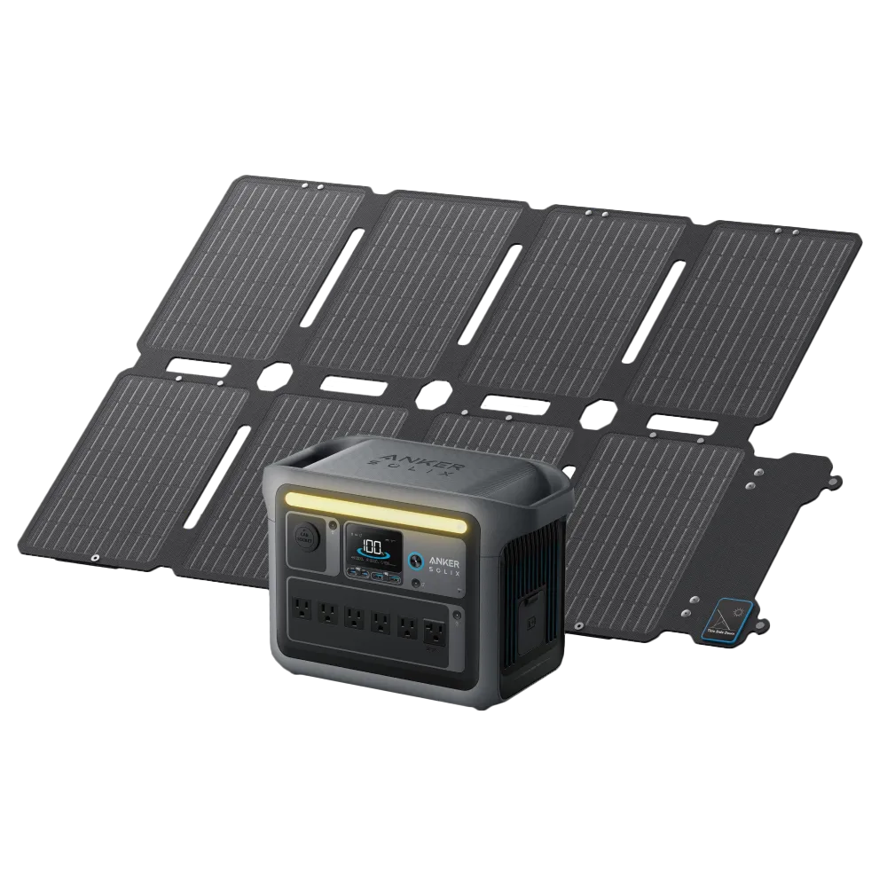 Anker Solix C1000 Portable Power Station with Anker Solix PS100 Anker Solix C1000 Portable Power Station with Anker Solix PS100