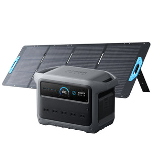 Anker Solix C1000 Gen 2 Portable Power Station with Anker Solix PS200 Portable Solar Panel