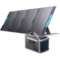 Anker 757 Portable Power Station (PowerHouse 1229Wh) with Solix PS400 Portable Solar Panel