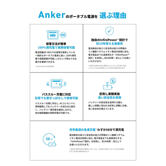 Anker 767 Portable Power Station (GaNPrime PowerHouse 2048Wh) with Anker Solix BP2600 拡張バッテリー (2560Wh)