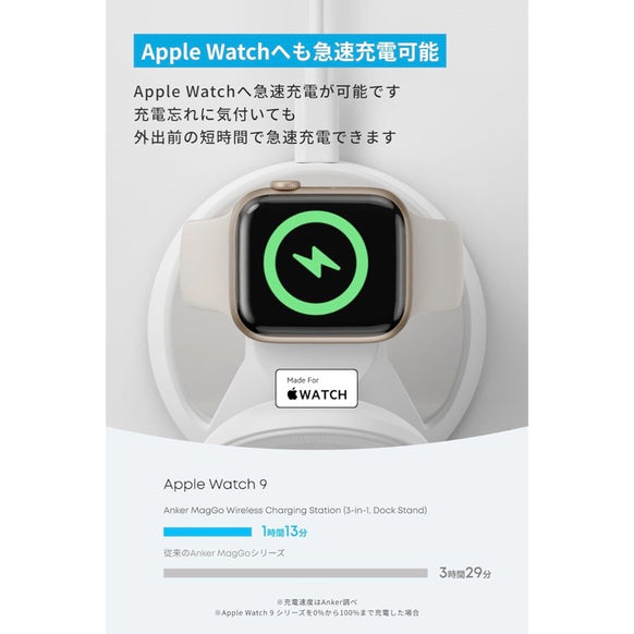 Anker MagGo Wireless Charging Station (3-in-1, Dock Stand)